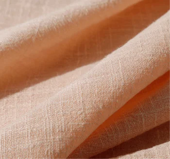 50x130 см Однотонная Мягкая тонкая льняная хлопчатобумажная ткань Материал Чистый натуральный лен для шитья одежды ручной работы лоскутная ткань