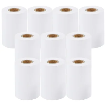 10 рулонов многоцелевой термобумаги в рулонах кассы супермаркета, рулоны термобумаги для печати кассовых аппаратов