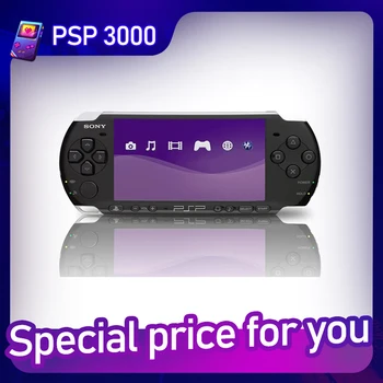 оригинальная Отремонтированная игровая консоль PSP3000, классическая портативная игровая консоль, карта памяти 32/64/128 ГБ