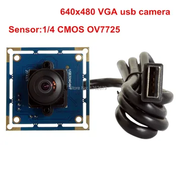 ELP Fisheye 170 градусов 640x480P Высокая скорость 30 кадров в секунду Веб-камера с низкой освещенностью Модуль камеры UVC OTG Mini USB