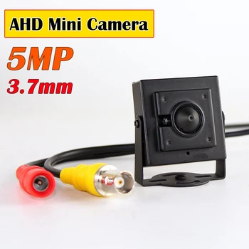 HD 5-мегапиксельная AHD-камера, камера видеонаблюдения 1080p, 2-мегапиксельная мини-ahd-камера, 3,7-мм конический объектив, супер маленькая камера наблюдения с кронштейном